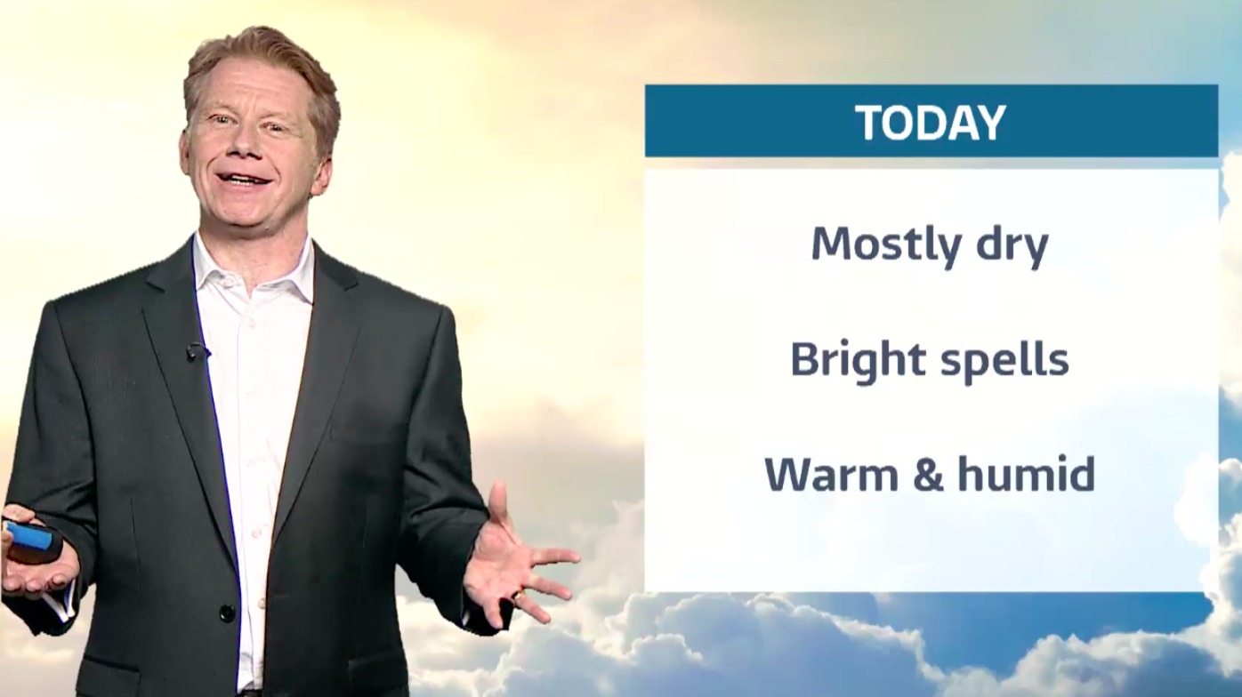 Tuesday's weather for the east of the region | ITV News Meridian