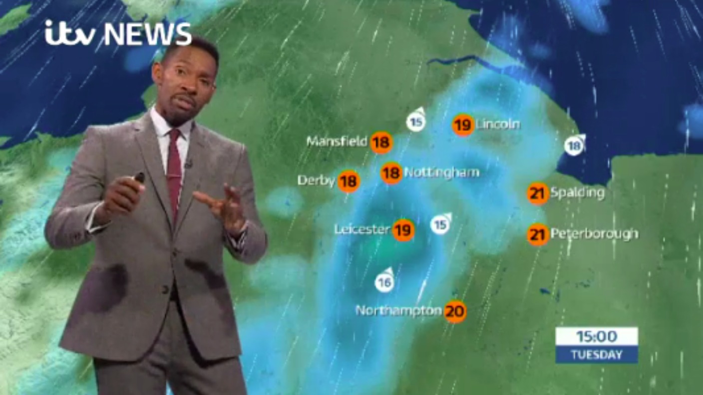 East Midlands Weather: Outbreaks of rain | ITV News Central