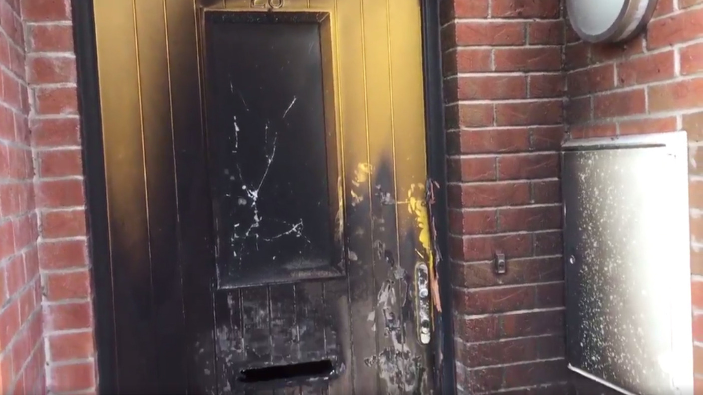 Woman and children flee home after arson attack | UTV | ITV News