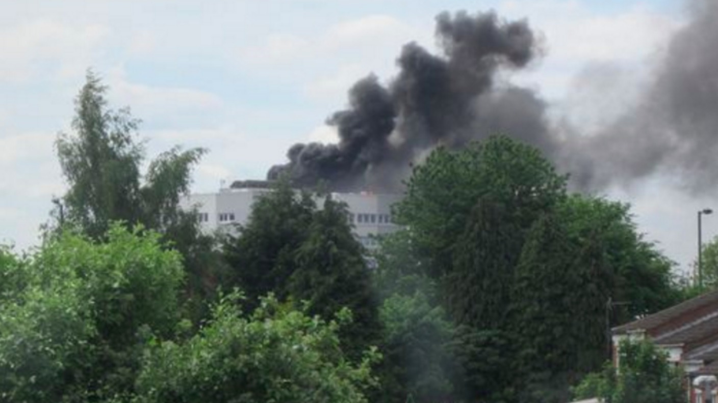 One injured following tower block fire | ITV News Central