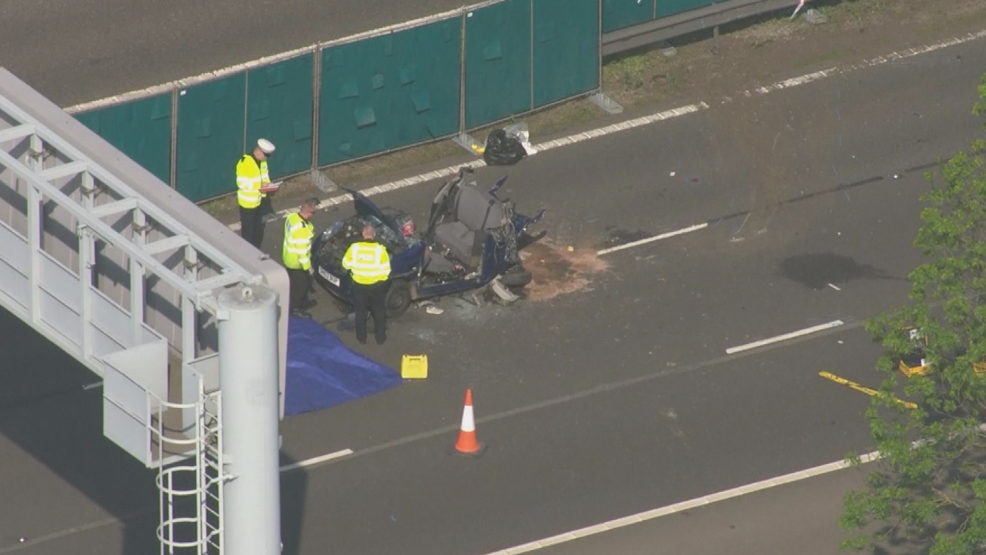 Lorry driver arrested over fatal crash on M6 which killed five people ...