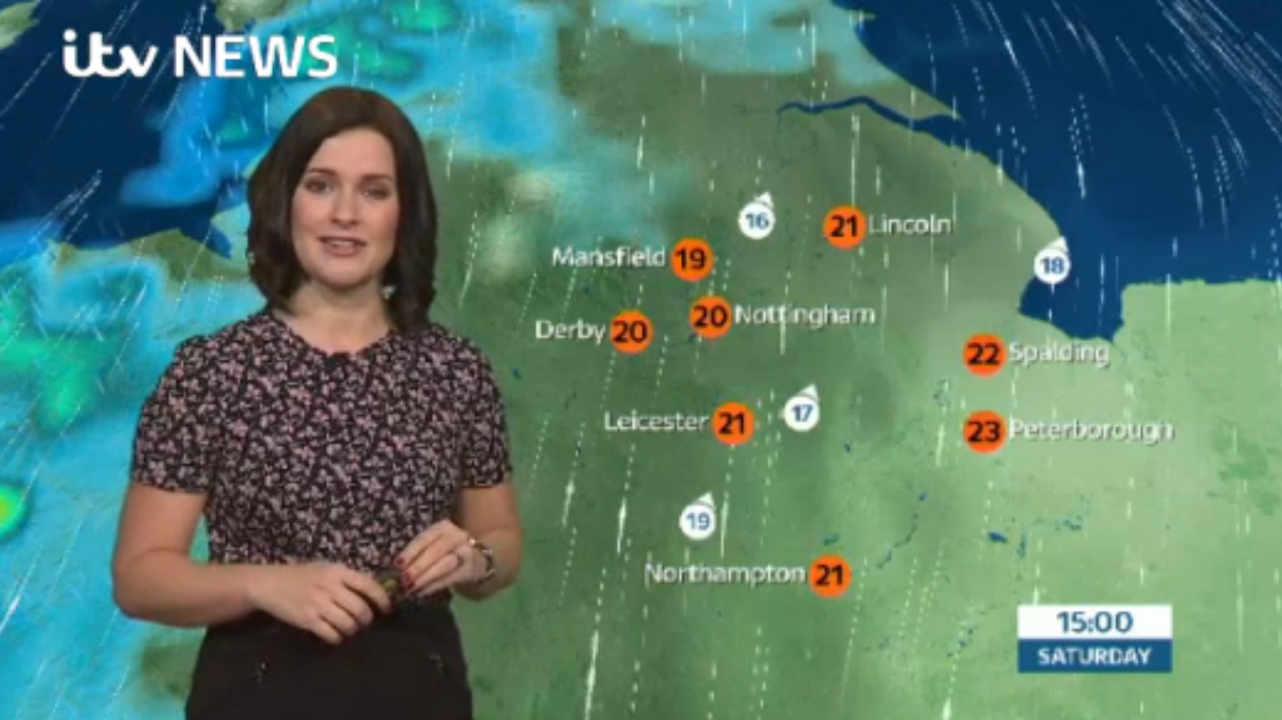 East Midlands Weather: Cloudy with rain | ITV News Central