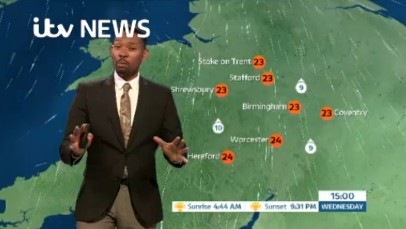 West Midlands Weather Dry with very warm sunshine ITV News Central