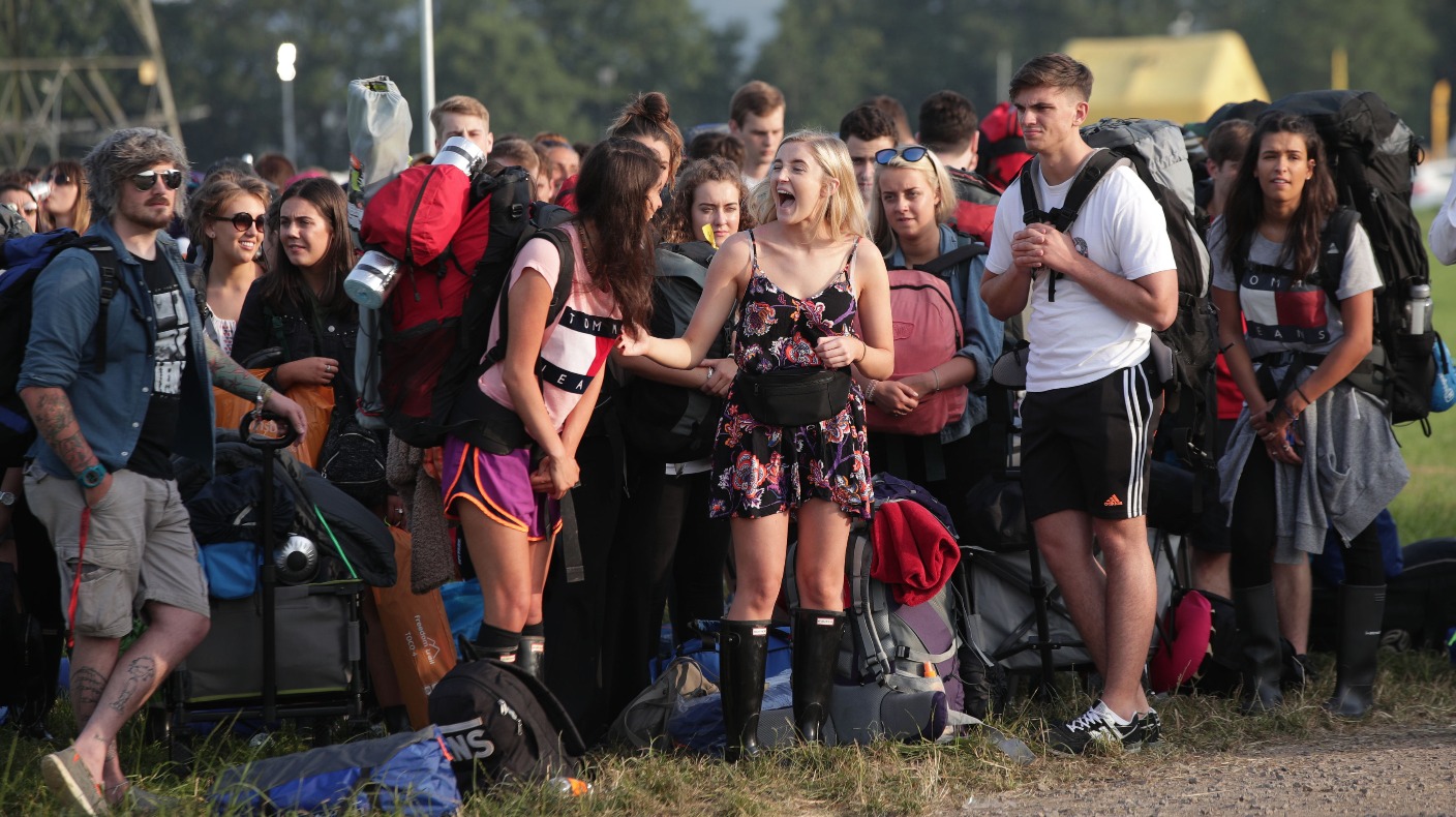 Glastonbury Festival Opens Its Gates Early Itv News West Country
