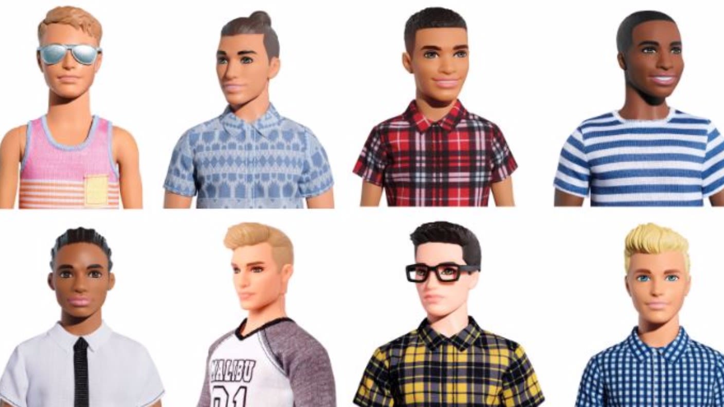 Man bun Ken features in 15 new versions of doll ITV News