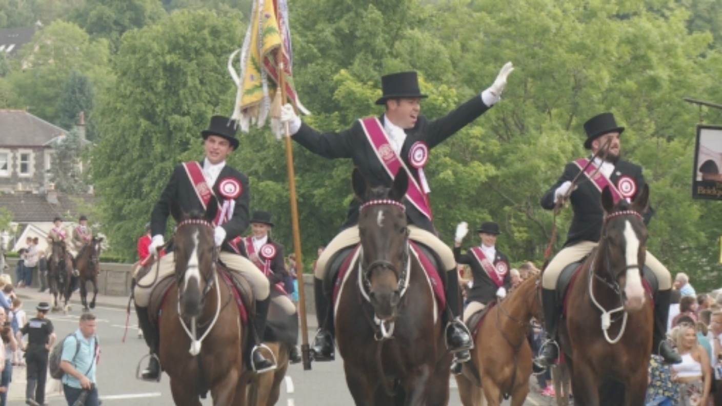 WATCH All the action from Peebles Beltane Festival ITV News Border