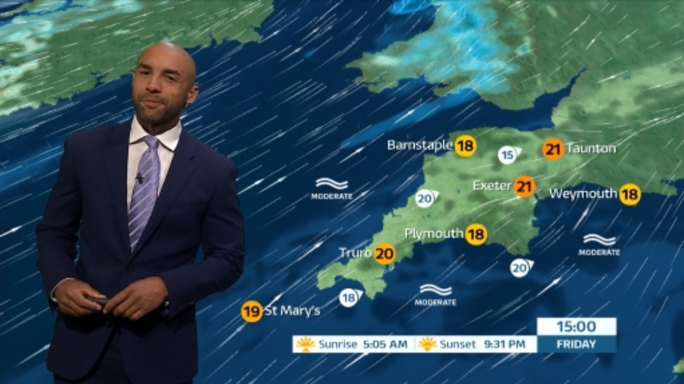 Feeling cooler and light showers on the way | ITV News West Country