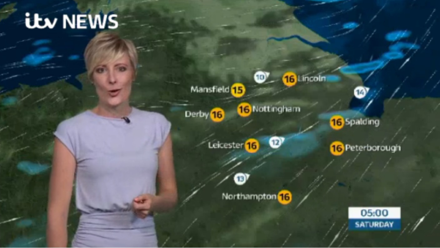 East Midlands Weather: Rather cloudy with some rain | ITV News Central