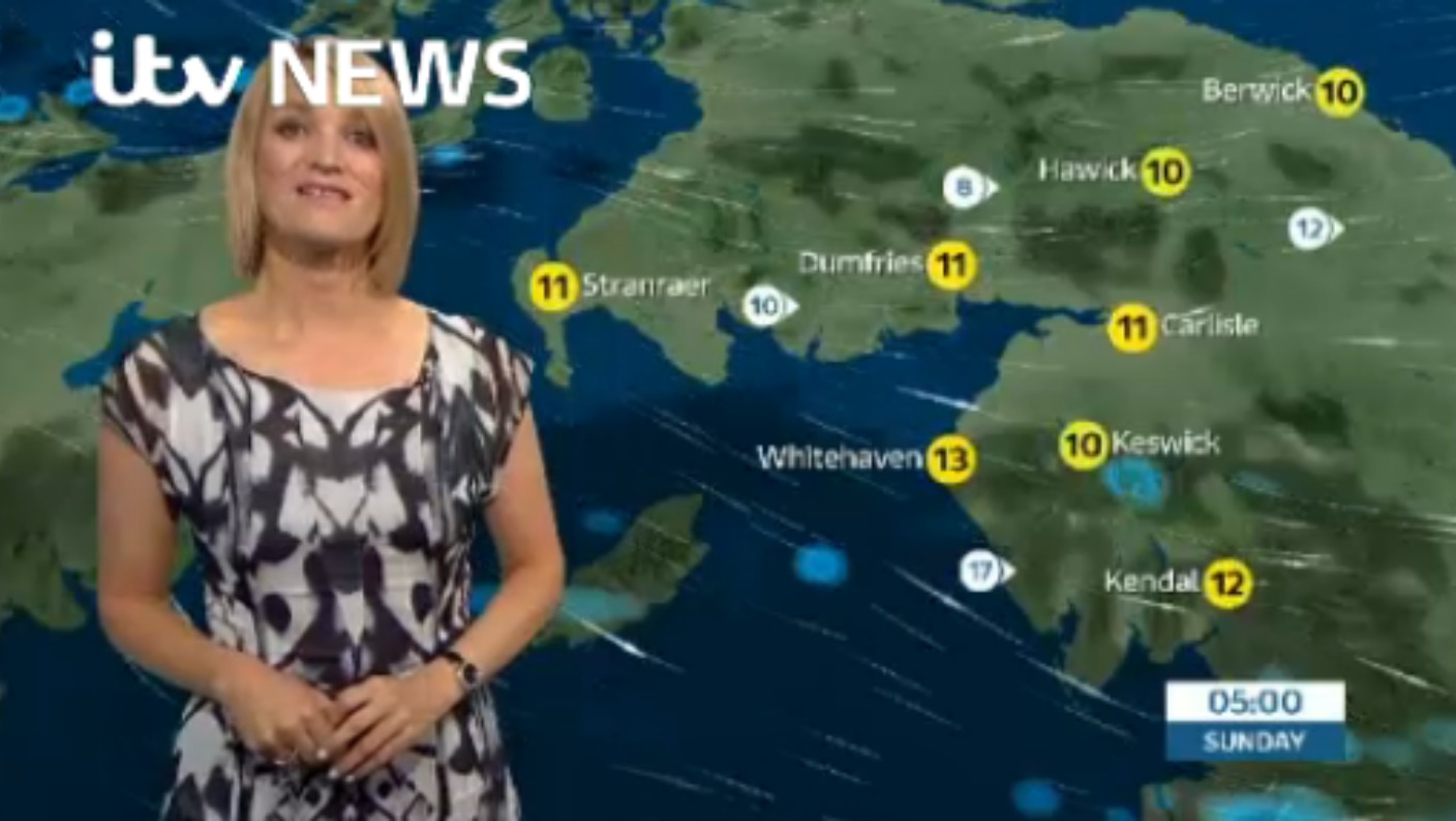 Video Saturdays Forecast For The Border Region Itv News Border