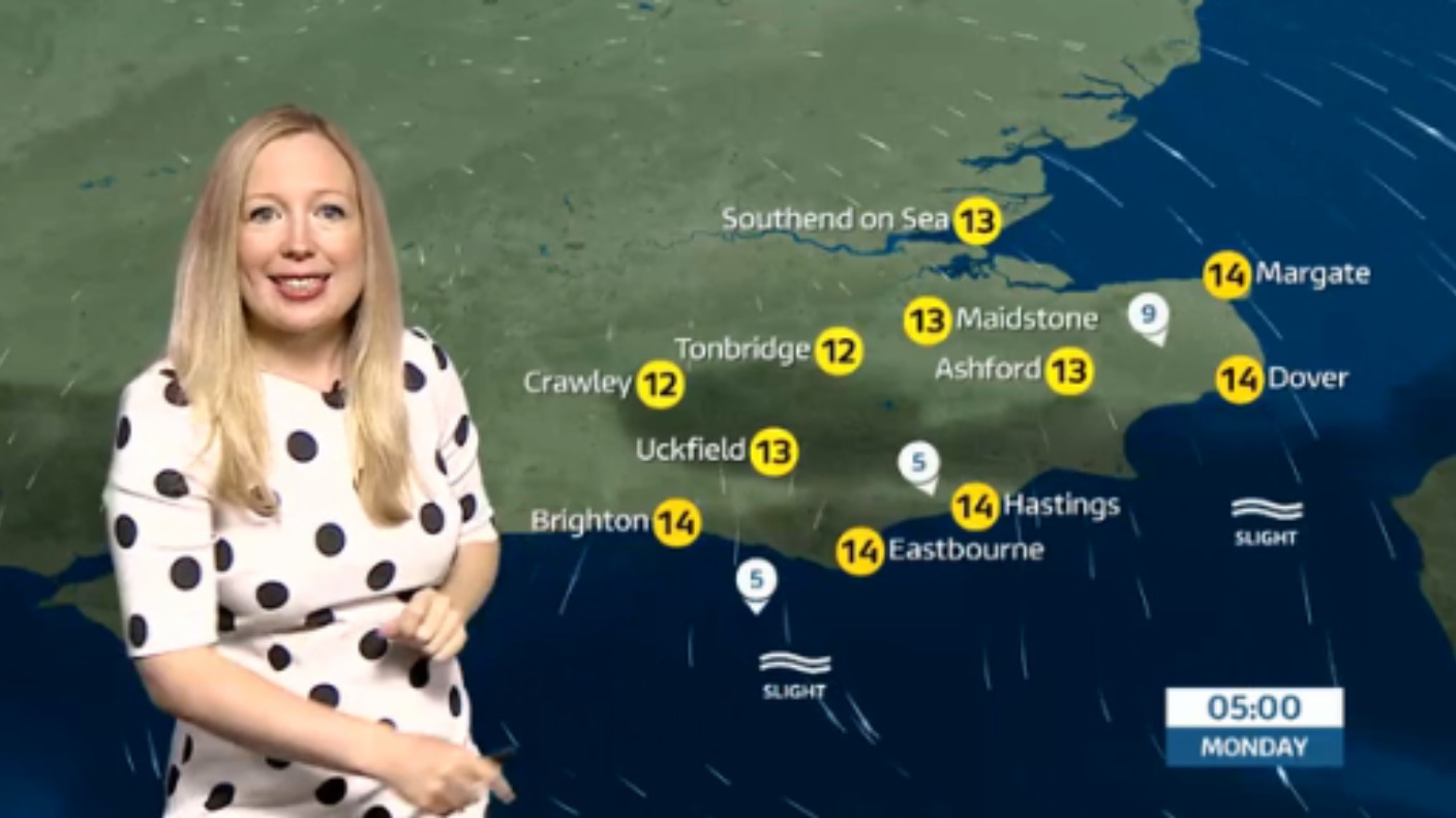 Sunday evening's weather for the east | ITV News Meridian