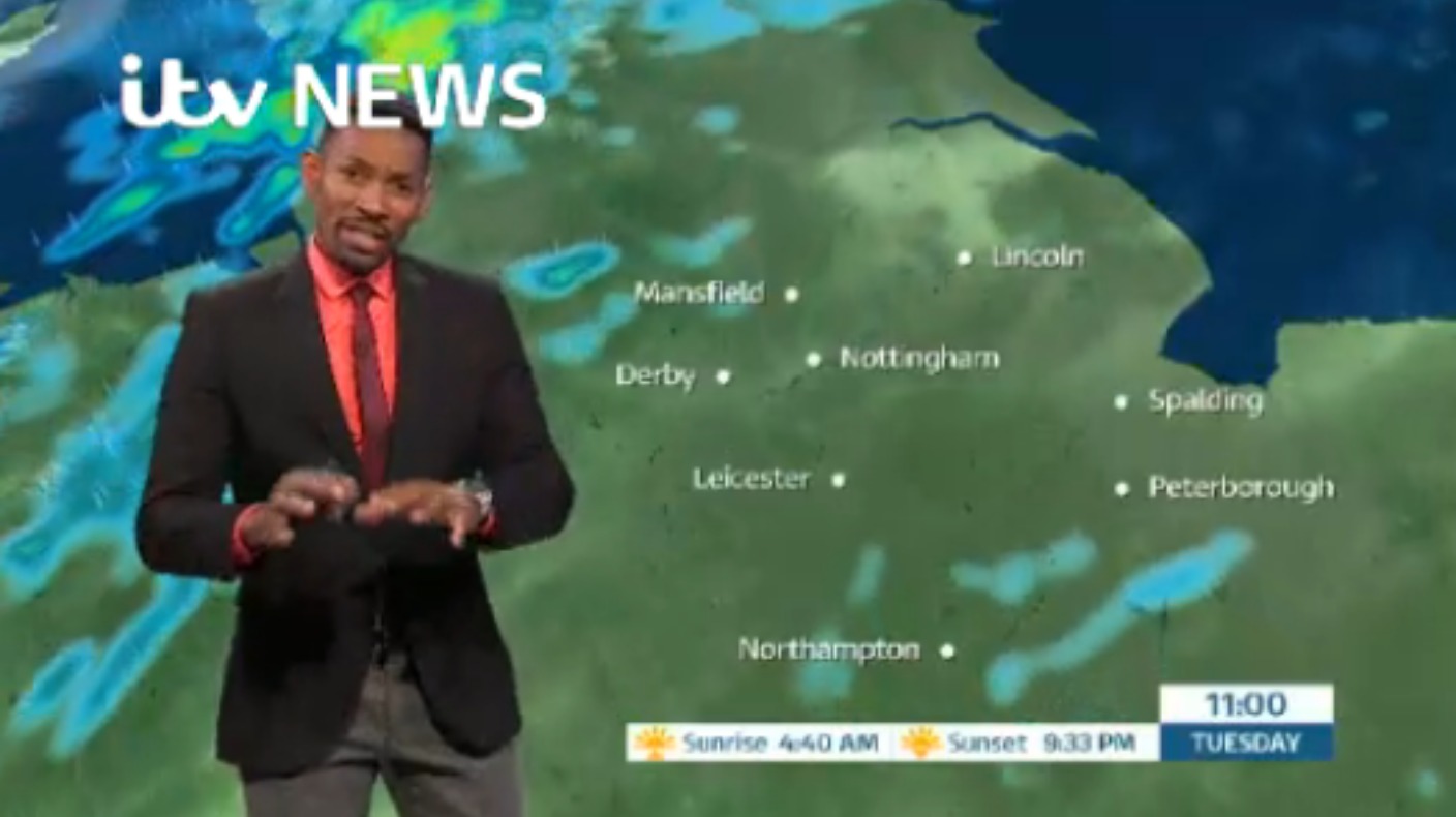 East Midlands Weather: Cloudy with showery rain | ITV News Central