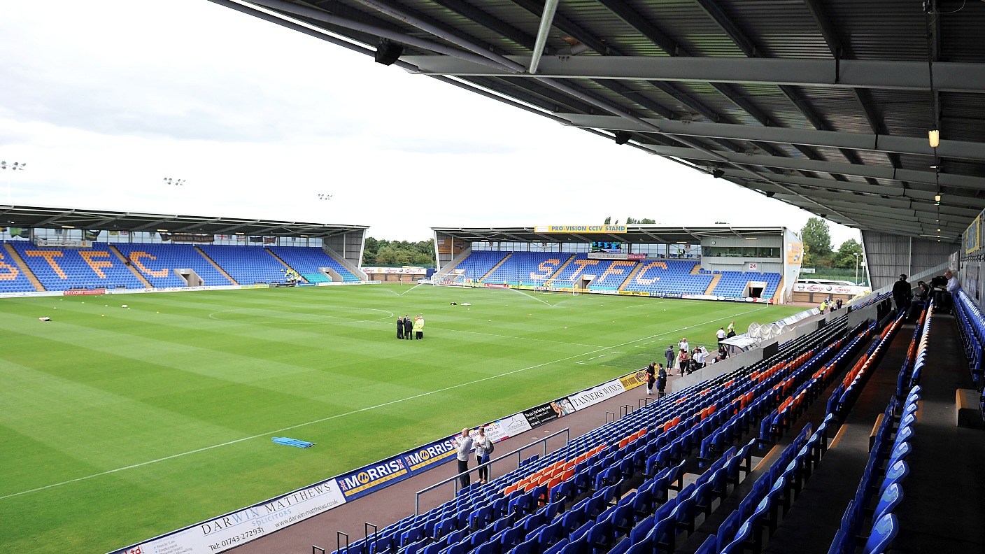 Shrewsbury Town become first English club to apply for safe standing ...