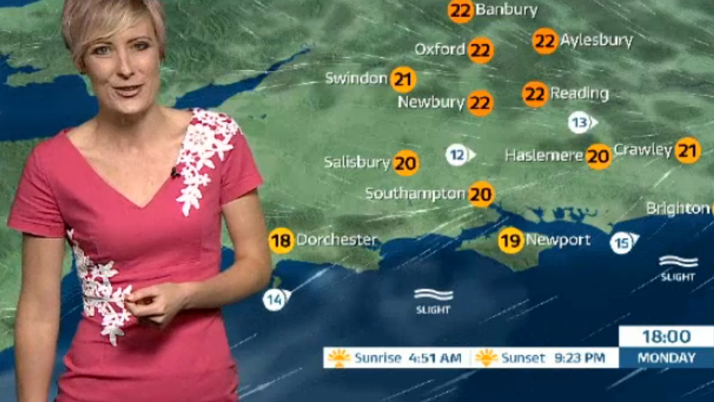 Monday's weather for the west of the Meridian region ITV News Meridian