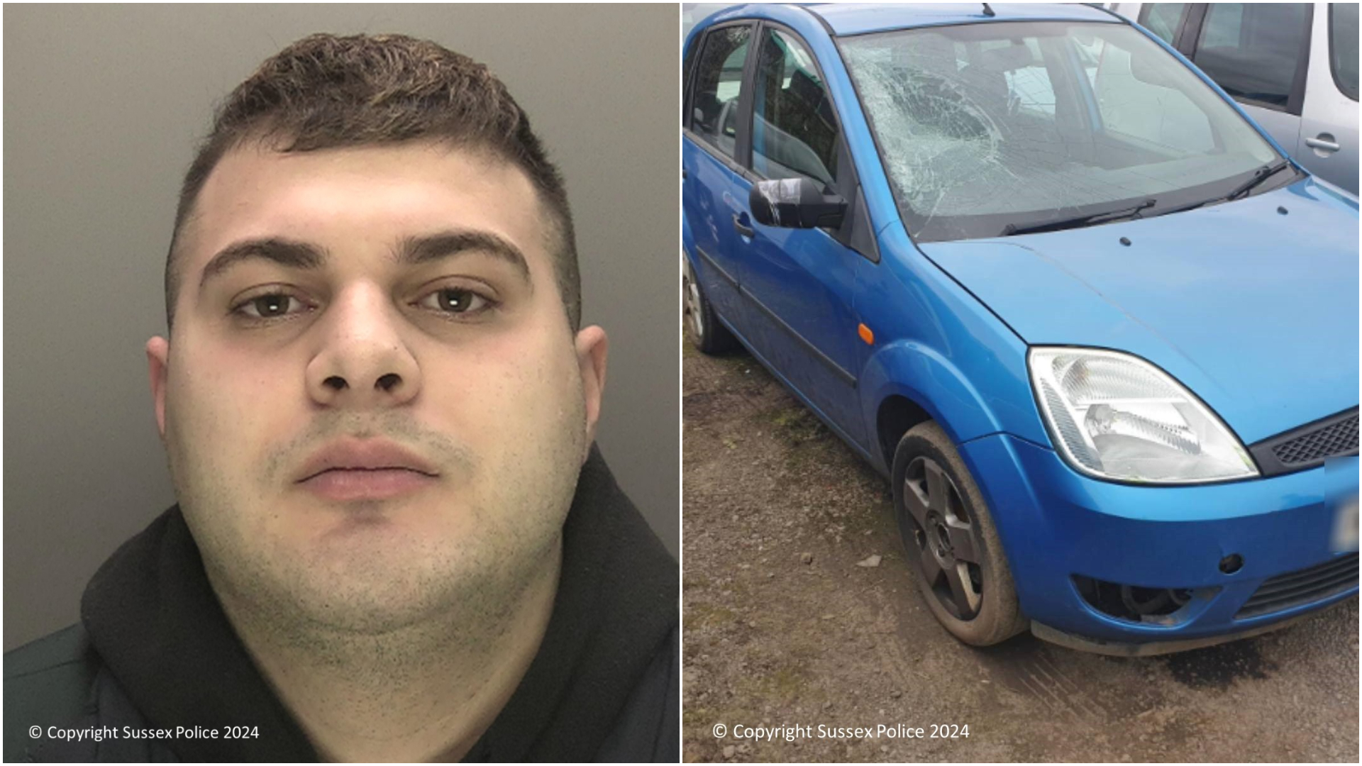 'Dangerous' hit and run driver from Sussex who left victim with ...