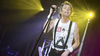 Barrie Masters, lead singer with Eddie and the Hot Rods