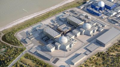 An image of what the new Sizewell C nuclear power station would look like.
Credit: EDF Energy