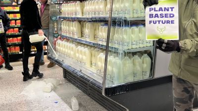 151022 milk protestors Norwich