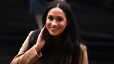 The Duchess of Sussex arrves for her visit to Canada House, central London, meeting with Canada's High Commissioner to the UK, Janice Charette, as well as staff to thank them for the warm hospitality and support they received during their recent stay in Canada. Daniel Leal-Olivas/PA