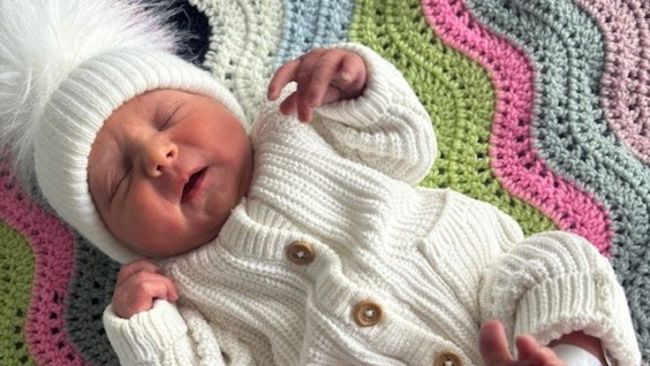 Big Ben’s bells had chimed to welcome in 2024 and not long after – in the early hours of New Year’s Day – NCIC midwife Alex Sowerby gave birth to a baby girl Fern Amber. Picture: North Cumbria NHS Foundation Trust. 