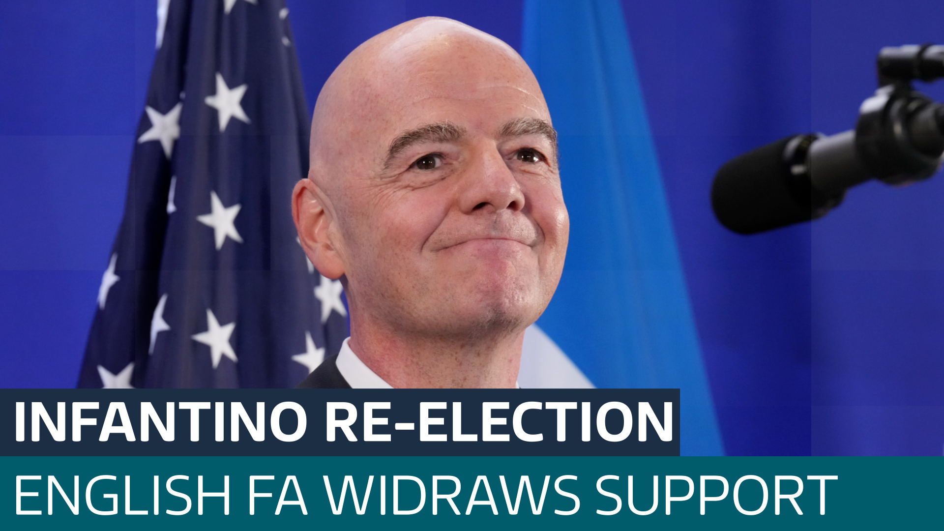 Pressure builds on Infantino as English FA withdraws support
