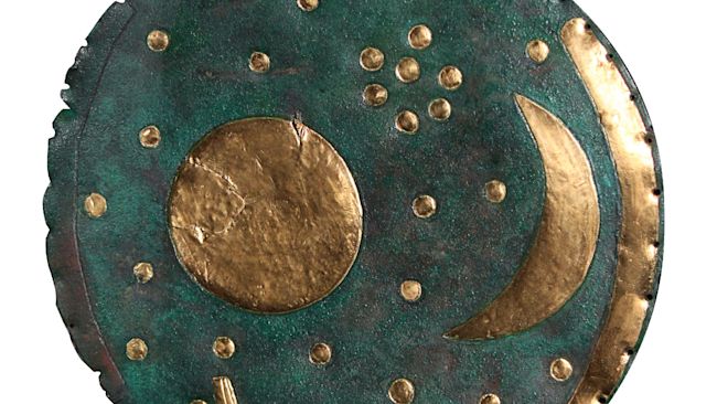 the Nebra Sky Disc which is 3,600 years old