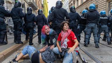 Cost of living protests in Italy and France lead to hundreds of arrests