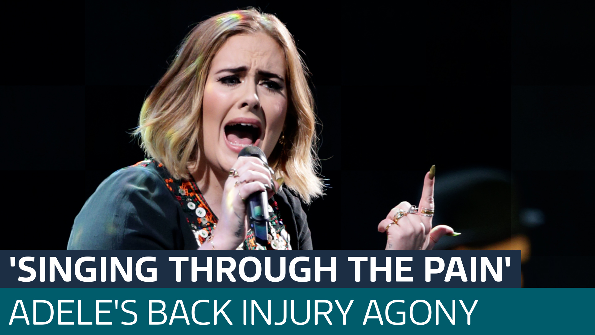 Adele tells fans at Las Vegas residency a disc in her back has 'worn ...