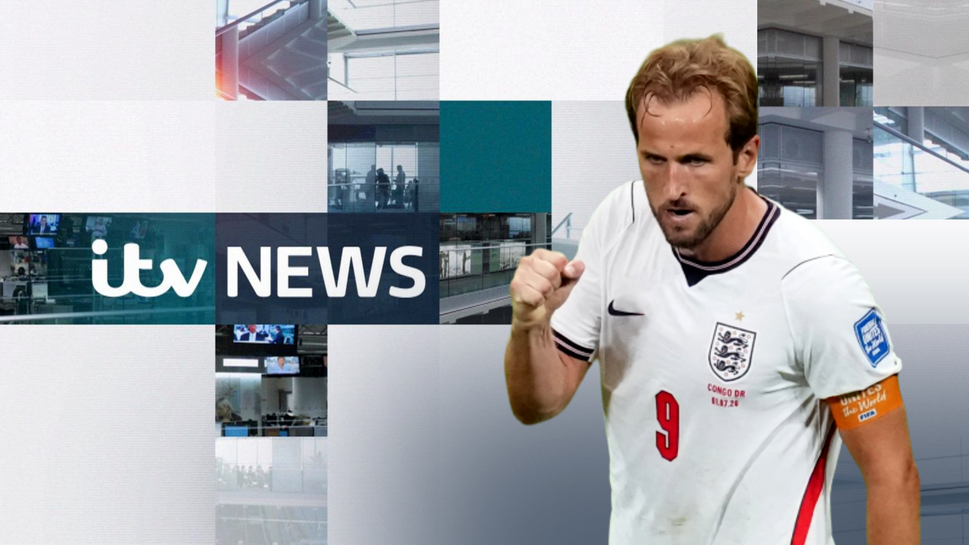 Watch Saturday's ITV Late News - as riot police surround the England team hotel in Mexico city.