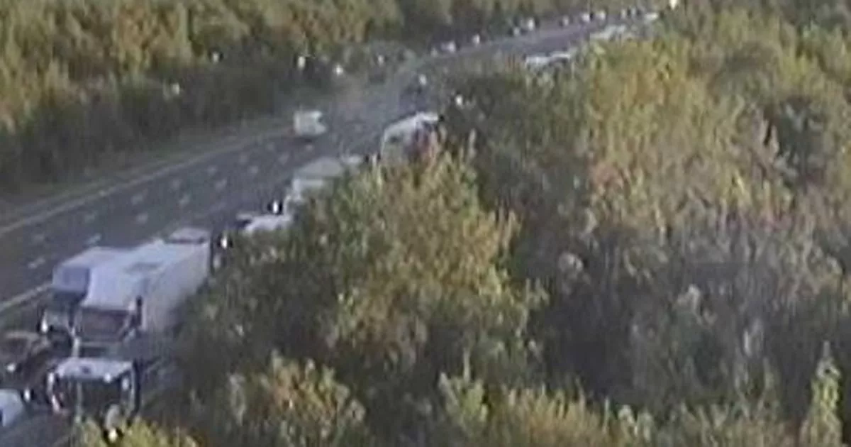 M5 lanes reopen in Somerset after car overturns | ITV News West Country