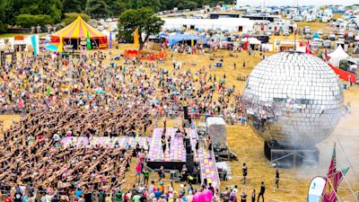 The dance record being broken at Camp Bestival