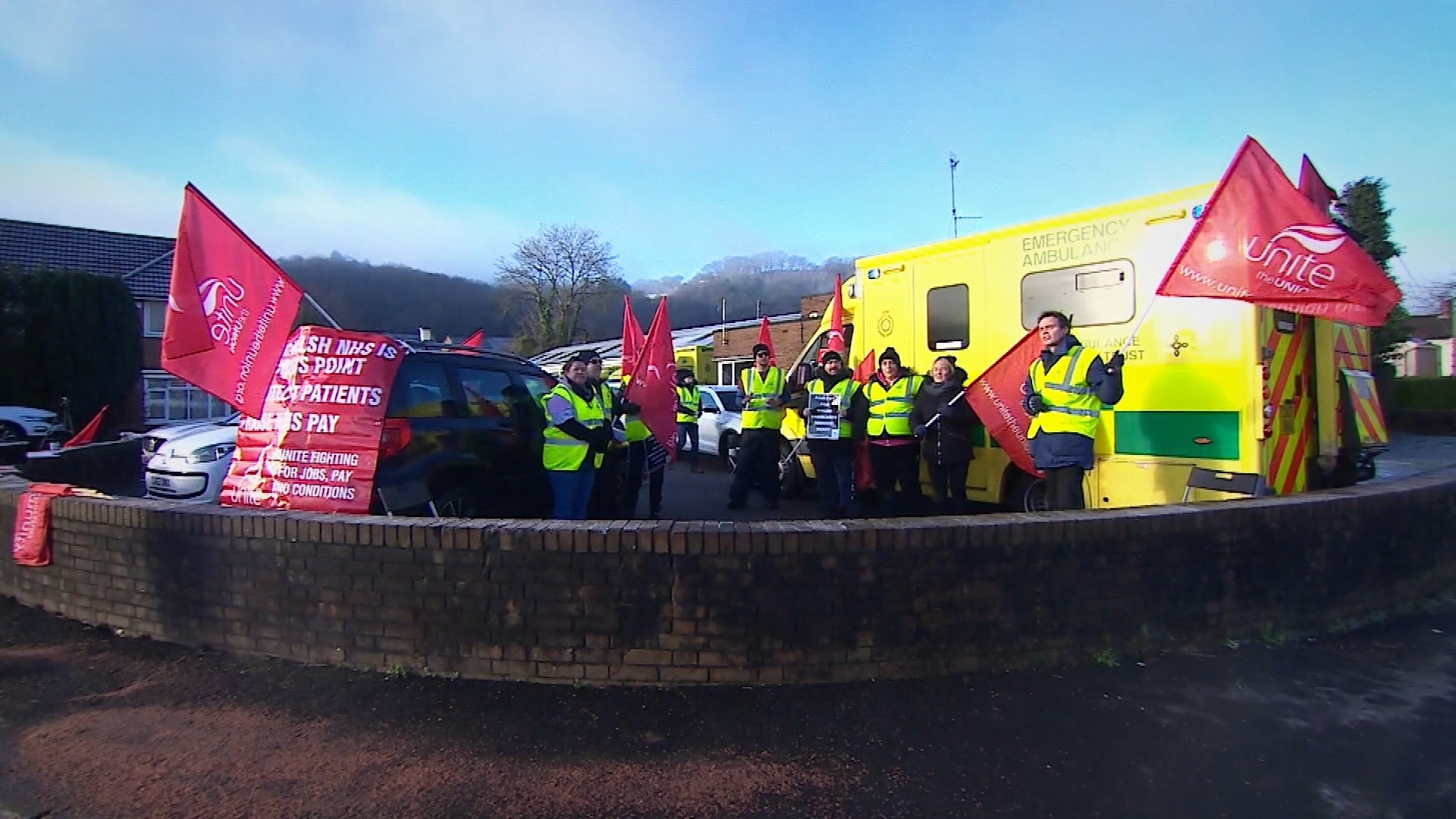 Welsh Ambulance Strikes: More Than Half Of Workers Stage Biggest ...