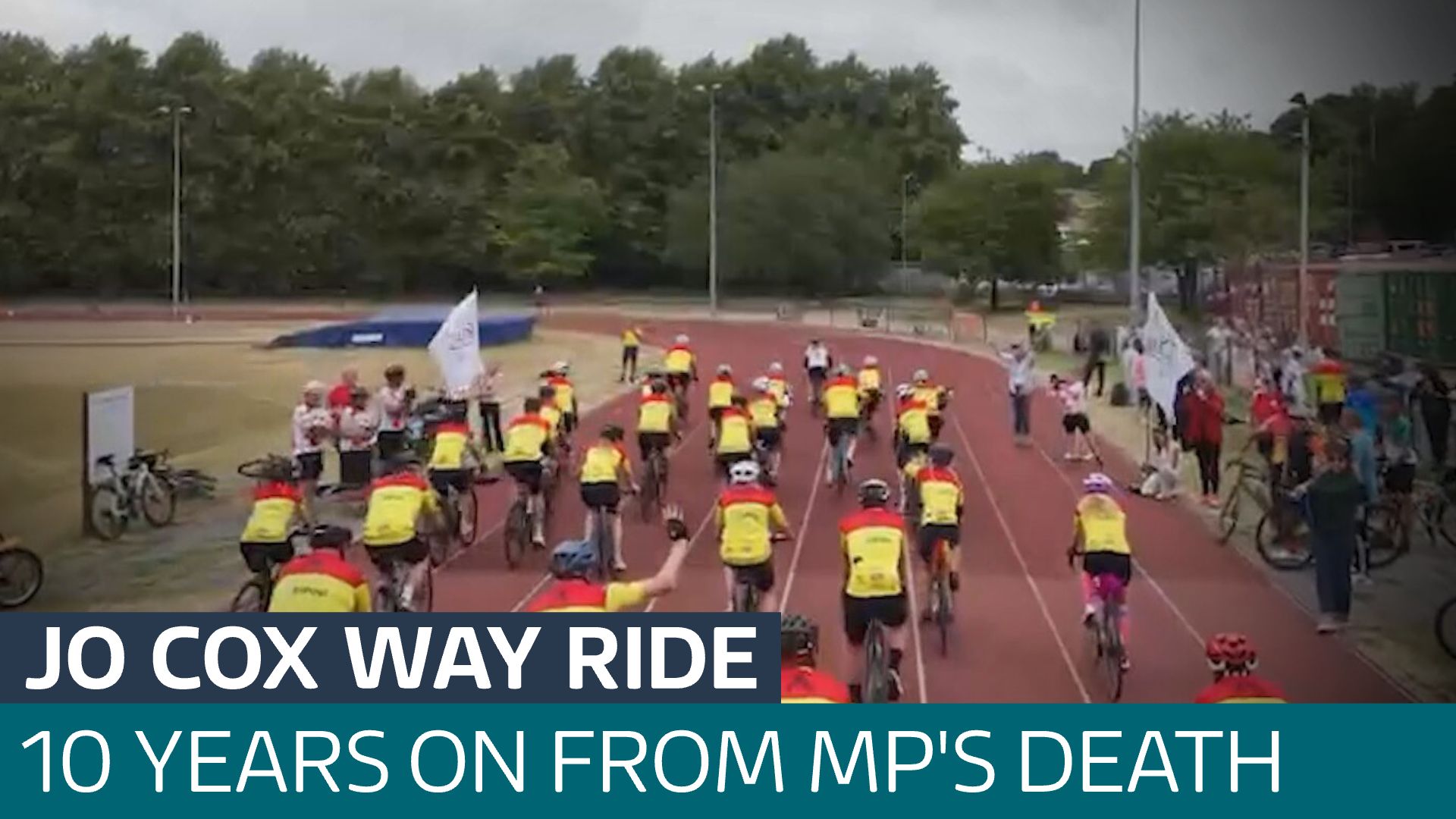 More than eighty cyclists set off on a 290 mile route from Cleckheaton to Westminster 