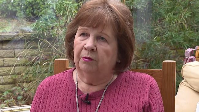 Irene Wise. ITV News. Screengrab from pensions VT. 210122