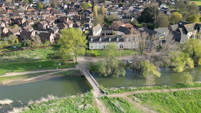 Two bodies were pulled from the river after police received reports of canoeists in difficulty at the Weir embankment in Kempston.