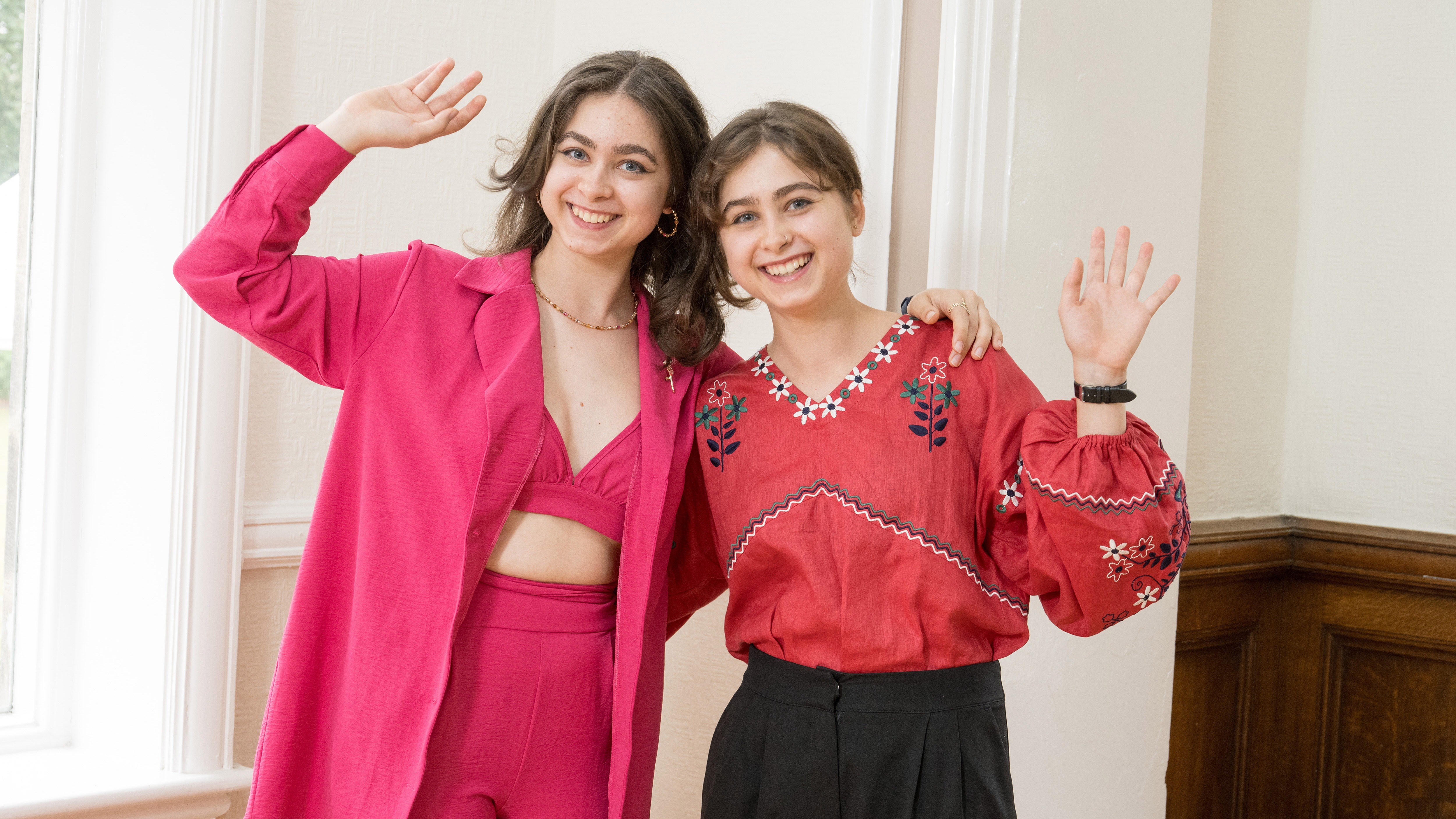 Ukrainian twins defy war worries to get top A-level grades at Harrogate