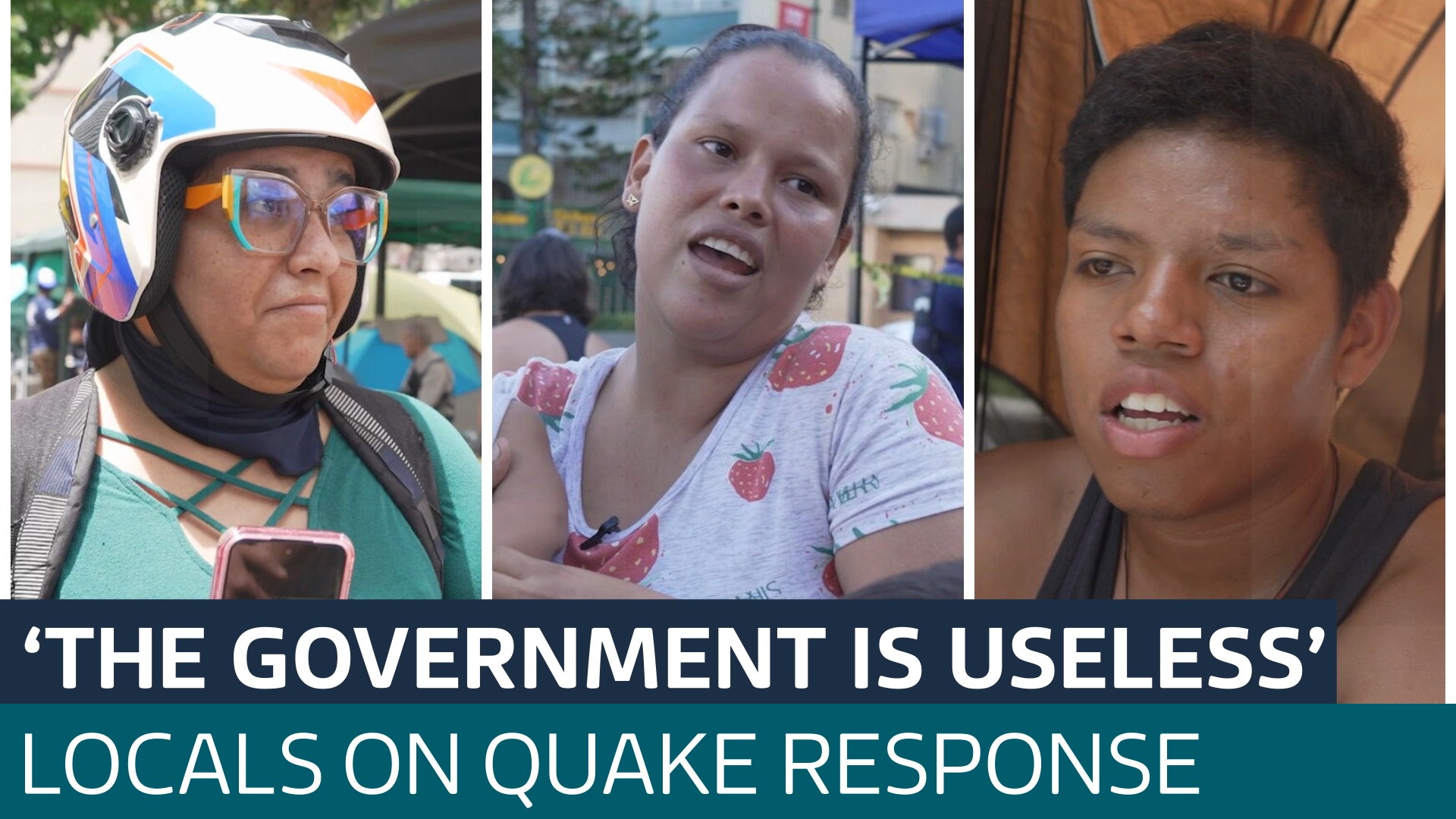 ITV News sees how Venezuela earthquake survivors are being failed by authorities
