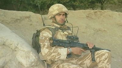 Corporal Andy Reid lost both of his legs and his right arm after stepping on an IED while on patrol in Helmand Province with the 3rd Battalion of the Yorkshire Regiment in October 2009
