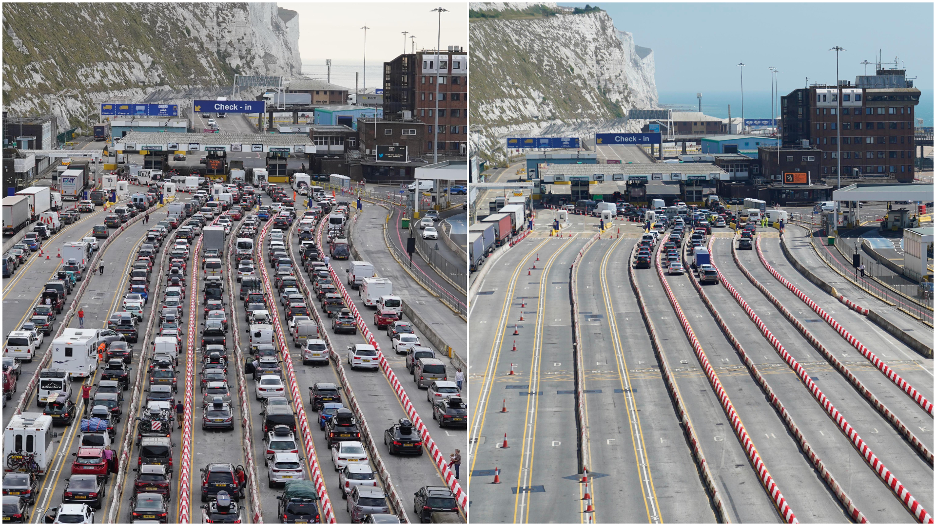 Port of Dover traffic flowing normally after days of traffic but