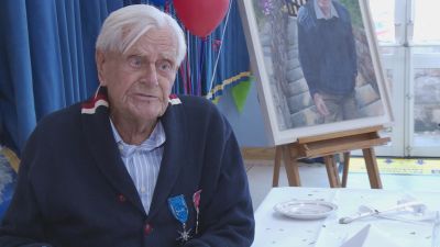 Bob Le Sueur turns 100.