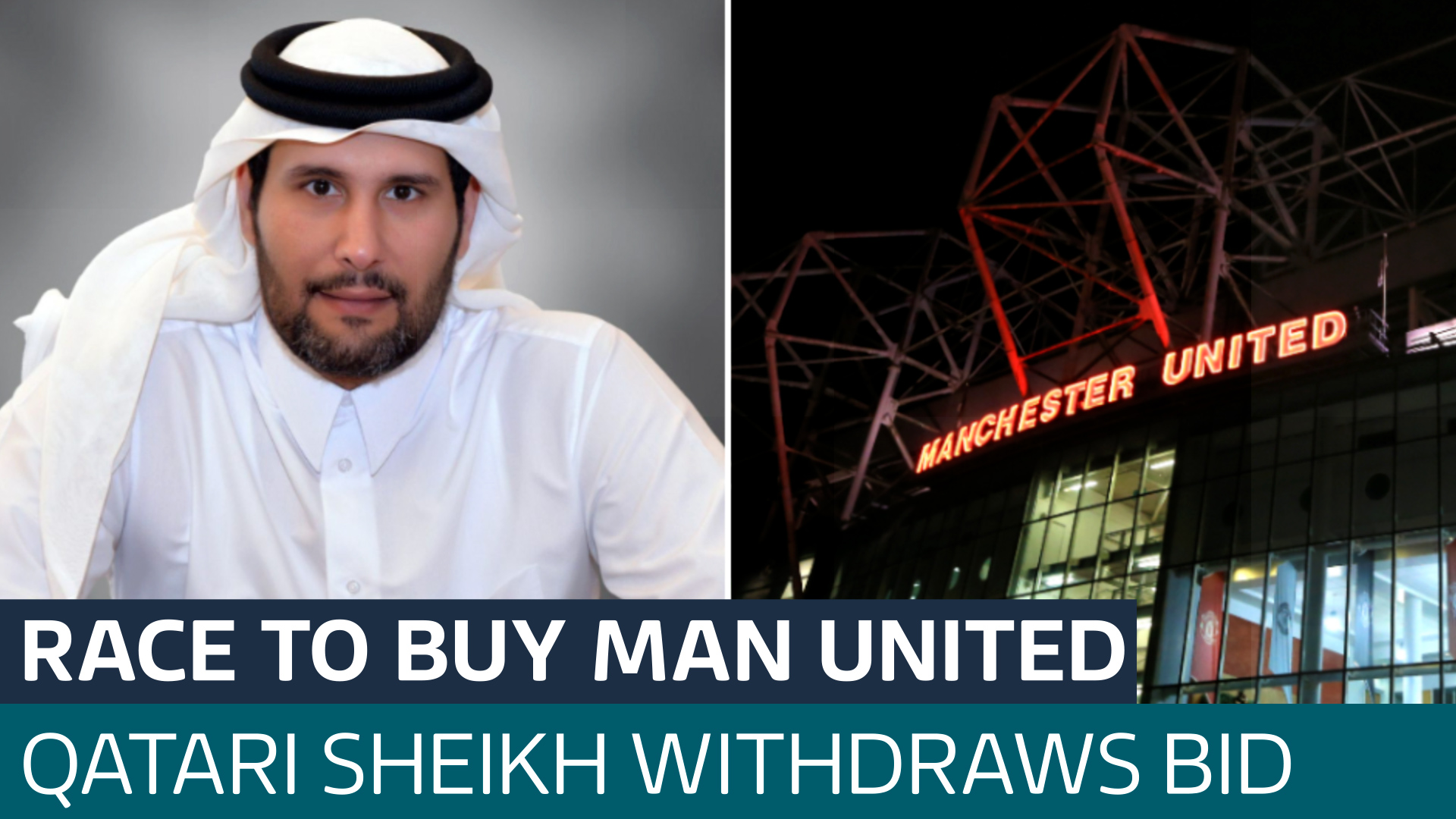 Qatari Sheikh Jassim withdraws bid to buy Manchester United, ITV News ...