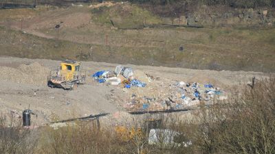 Walley's Quarry Landfill Site, in Silverdale, Staffordshire