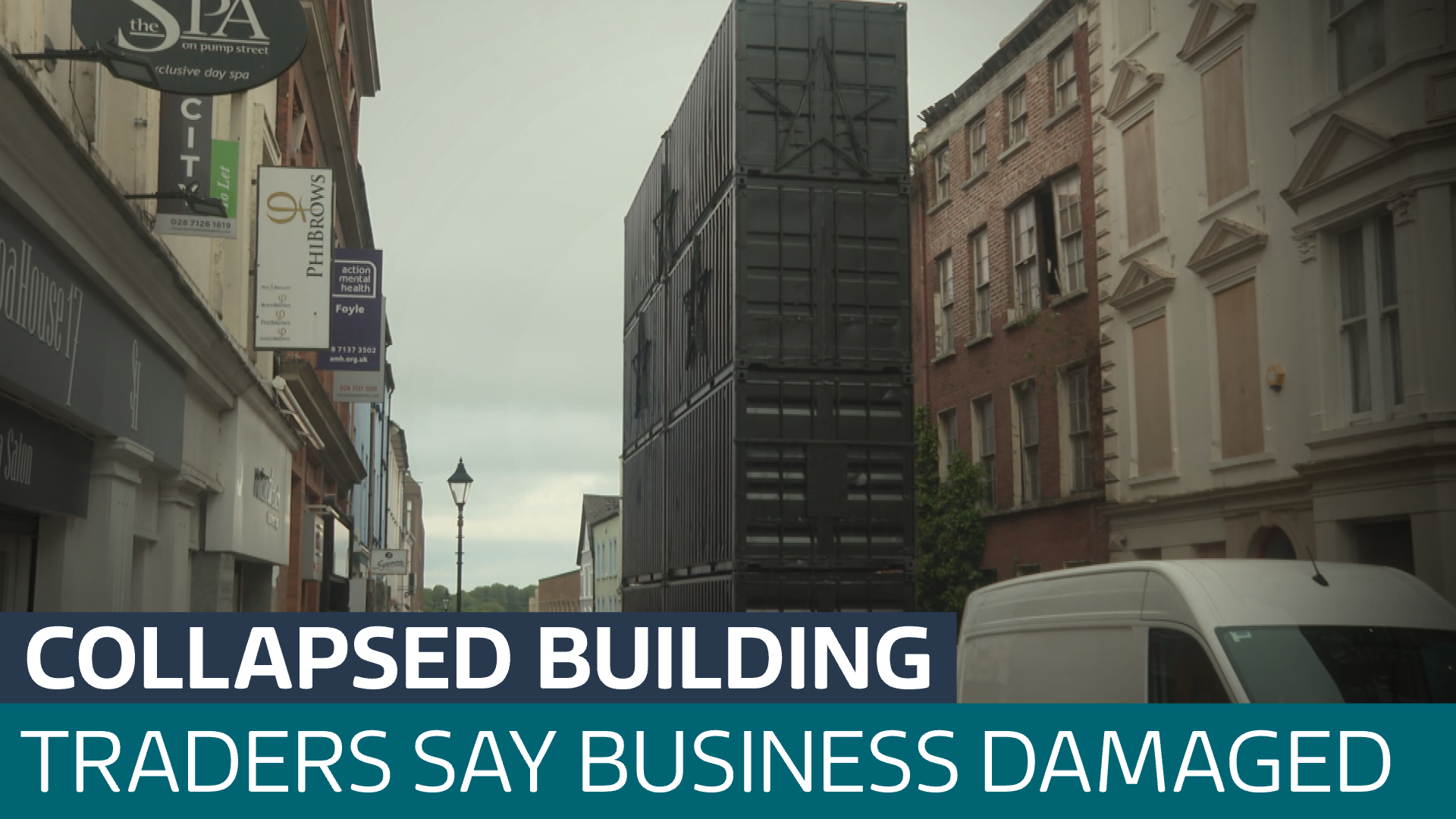 Sliders Bugers Exploding Derry traders say building collapse damaging business - Latest From ITV ...