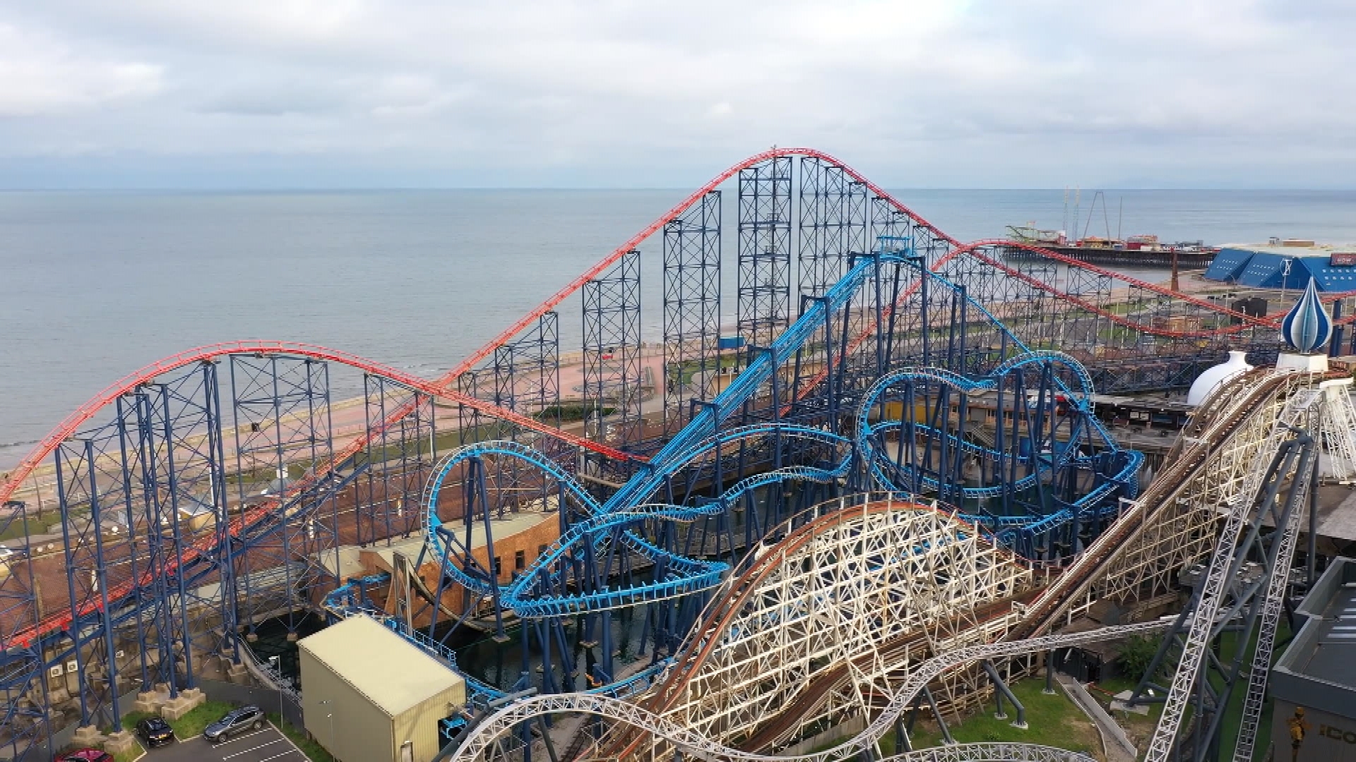 Passengers forced to walk down rollercoaster at Blackpool Pleasure