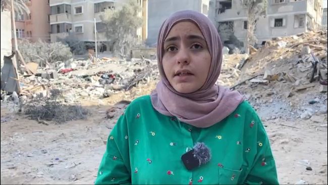 Nadin speaking to ITV News.