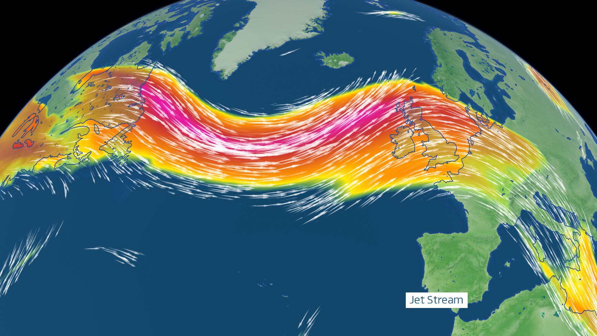 UK could be hit by more powerful storms like Eunice, as study shows the jet  stream has got faster