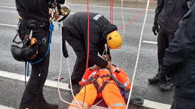 Protesters from Just Stop Oil have been arrested by Essex Police.
Credit: Essex Police