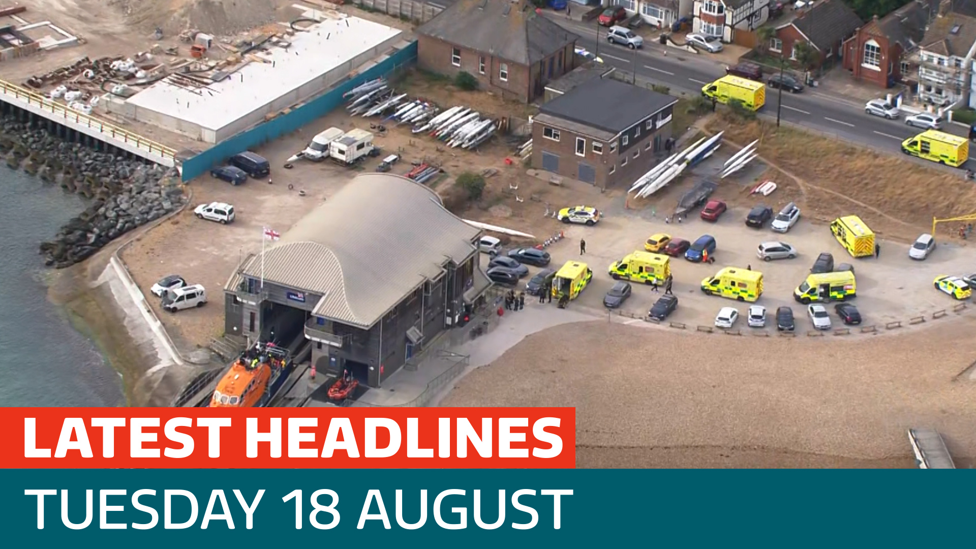 The latest headlines - as major rescue operation takes place in water off Shoreham