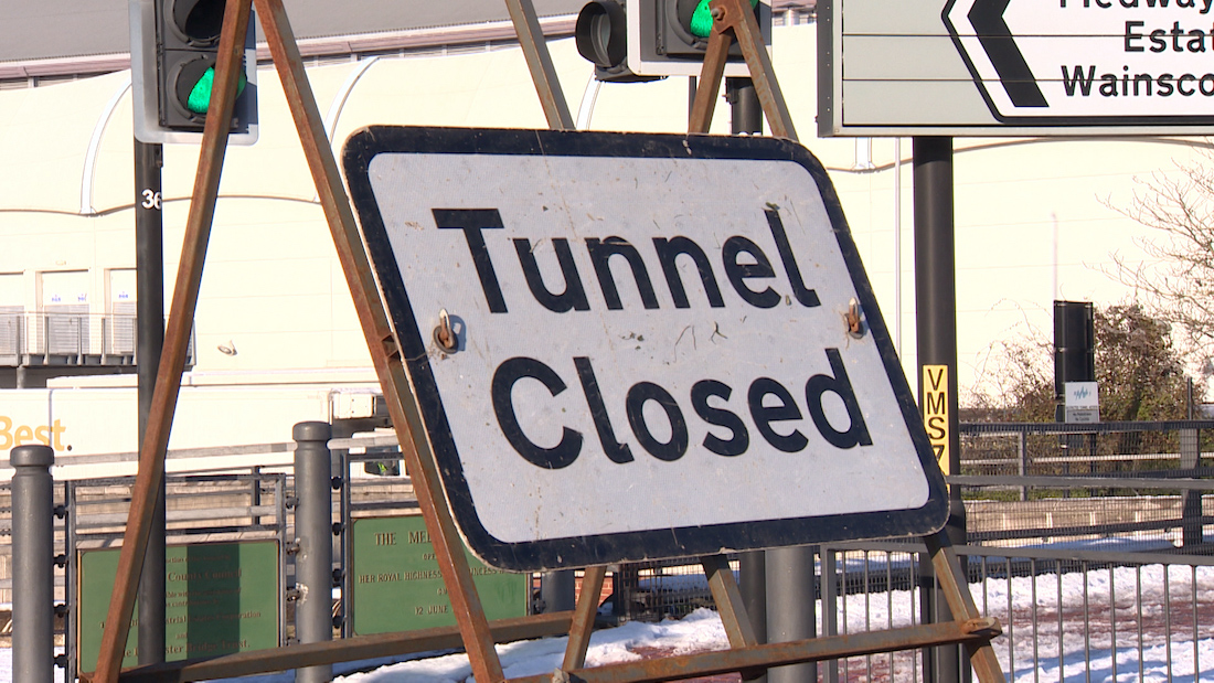 Relief for drivers in Medway as tunnel reopens council confirms