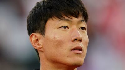 Hwang Ui-Jo playing at Qatar 2022 for South Korea.
Credit: PA