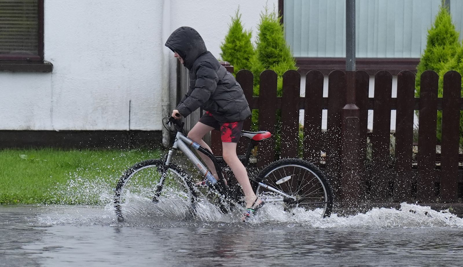 Image for Yellow weather warning as more than half a month’s rain could fall in hours | ITV News